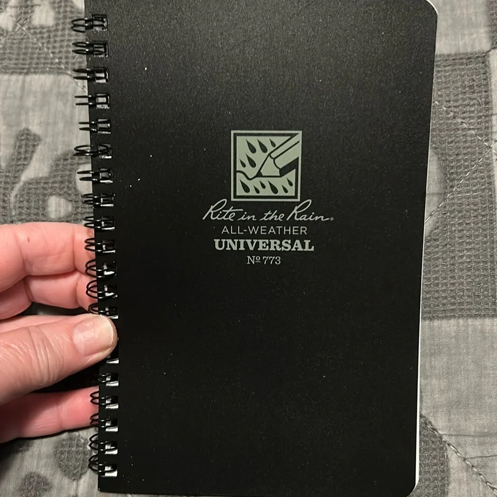 Rite in the rain notebook